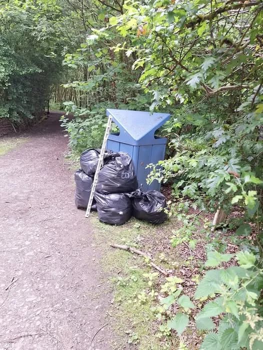 Pier Road and Drumkinnon Wood litter pick β photo 1
